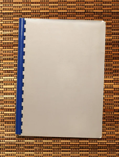 Blank notepad  on  background — Stock Photo, Image