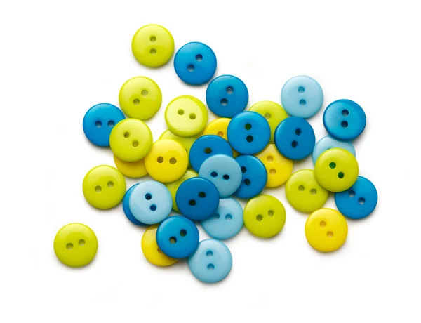 Stapel van kleurrijke knoppen — Stockfoto