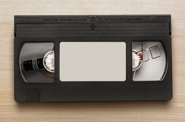 Cassette vidéo noire — Photo