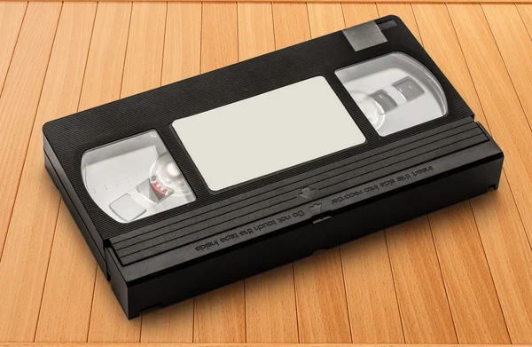 Zwarte video cassette — Stockfoto
