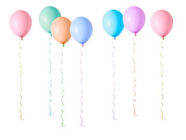 Rengarenk hava uçan balonları