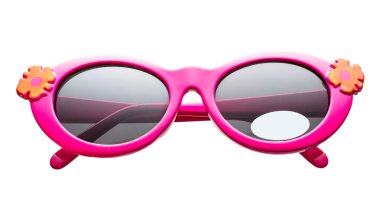Çiçek dekorasyonu ile çocuk güneş gözlüğü