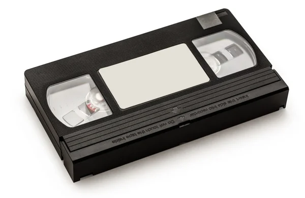 Schwarze Videokassette — Stockfoto