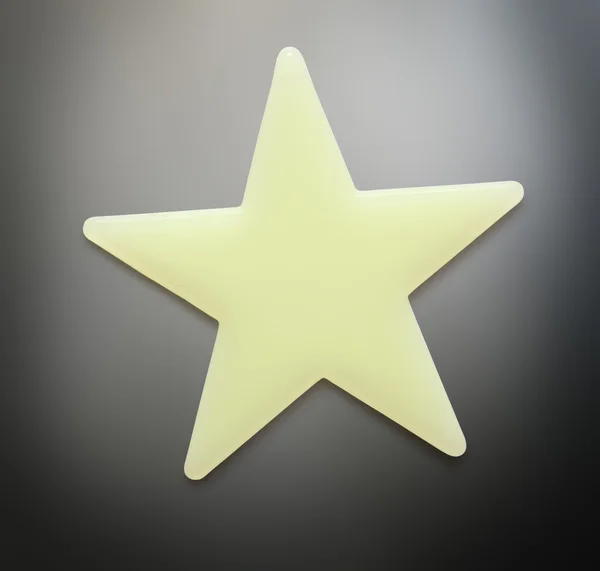 Blank estrela brinquedo closeup — Fotografia de Stock