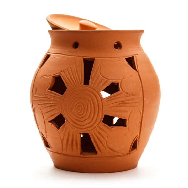 Vaso in ceramica fatto a mano — Foto Stock