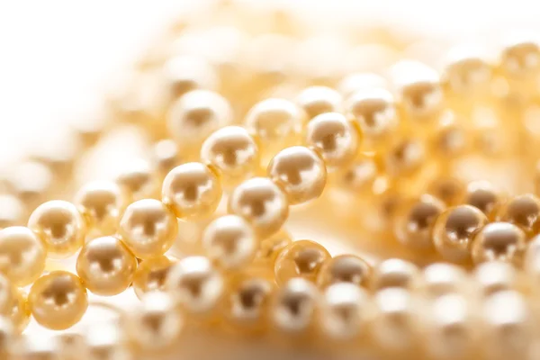 White pearl necklace — Stock Photo, Image