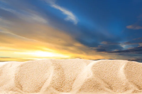 Gyönyörű naplementére homokkal — Stock Fotó