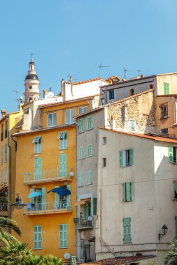 Riviera şehir Menton görünümü