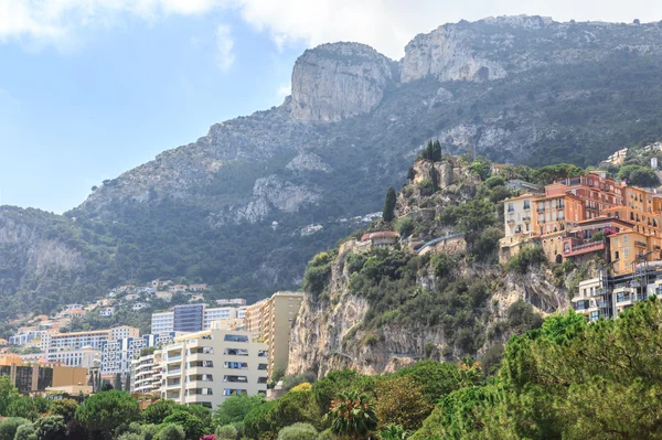 Mônaco Monte Carlo vista montanha — Fotografia de Stock