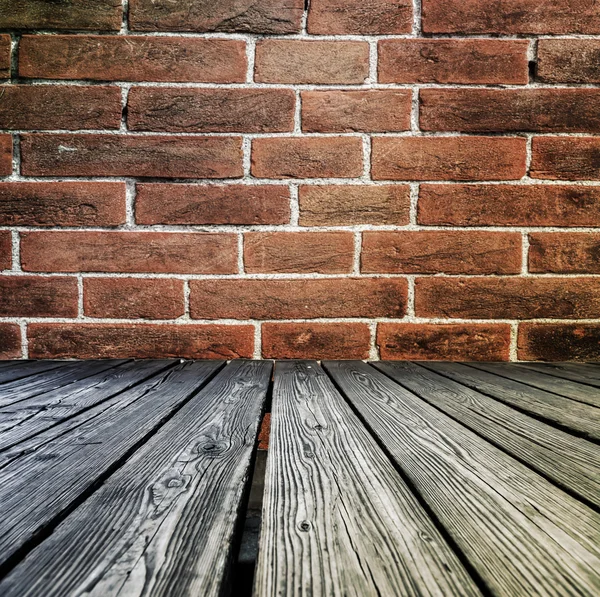 Rostrum made of wooden planks — Stock Photo, Image