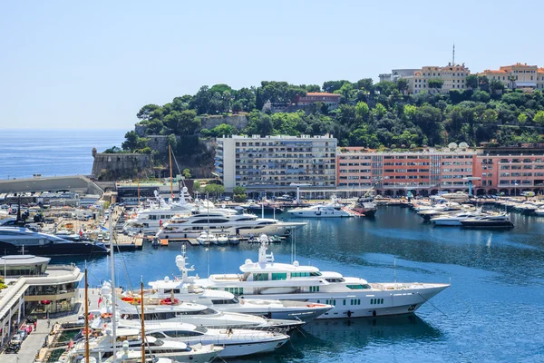Mónaco Monte Carlo vista al mar — Foto de Stock