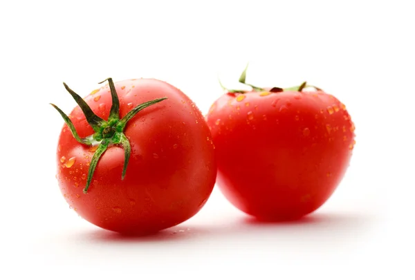 两个鲜熟的西红柿 — 图库照片