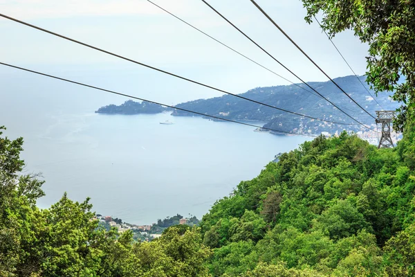 Balneario italiano Vista Rapallo — Foto de Stock