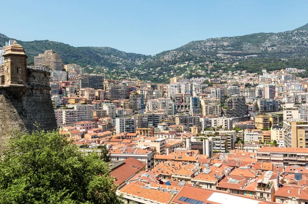 Monte Carlo view with castle Stock Photo