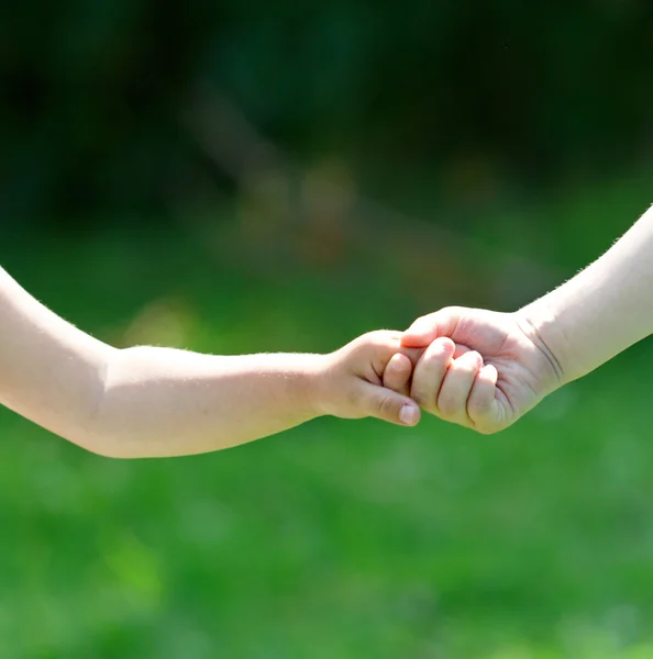 Children hand in hand — Stock Photo, Image