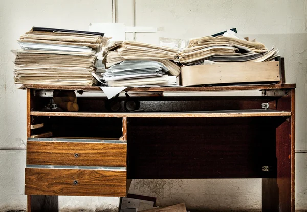 Posto di lavoro disordinato — Foto Stock