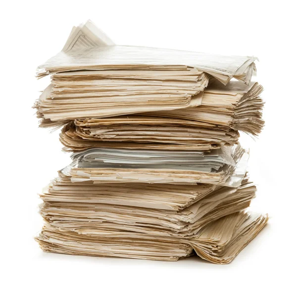 Stack of old paper — Stock Photo, Image