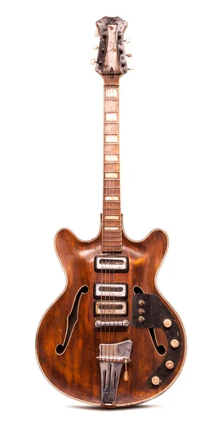 Stará elektrická kytara — Stock fotografie