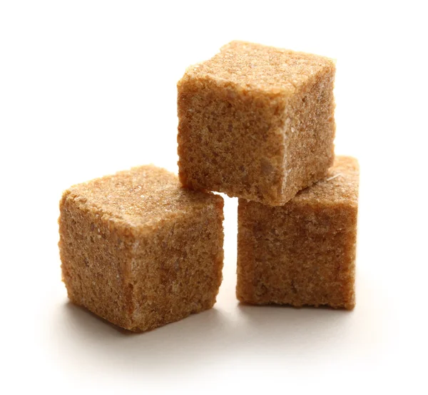 Kostki cukru trzcinowego — Zdjęcie stockowe