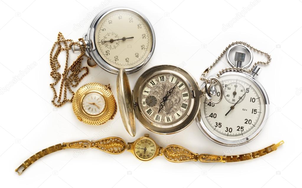 Vintage watches and stopwatches