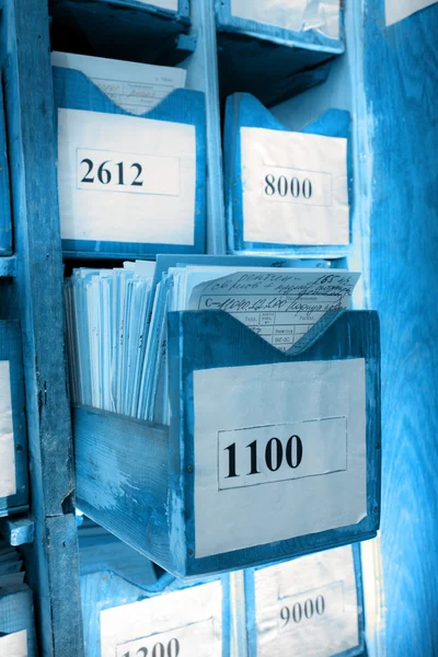 Drawer with business papers — Stock Photo, Image