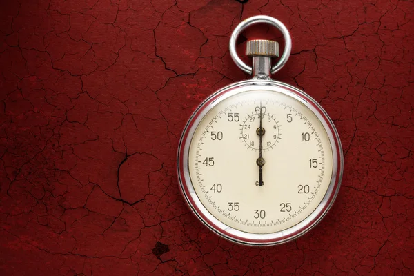 Old cracked stopwatch — Stock Photo, Image