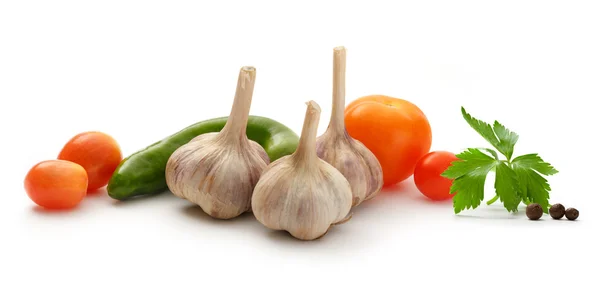 Набор свежих овощей — стоковое фото