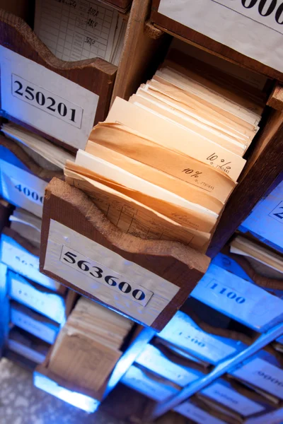 Drawer with business papers — Stock Photo, Image