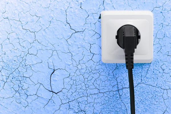 Wall plug socket — Stock Photo, Image