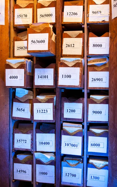 Drawer with business papers — Stock Photo, Image