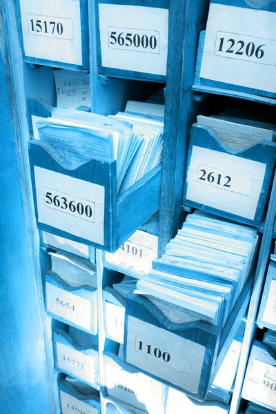 Drawer with business papers — Stock Photo, Image