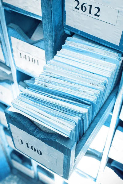 Drawer with business papers — Stock Photo, Image