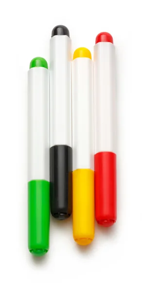 Marcadores de cores brilhantes — Fotografia de Stock