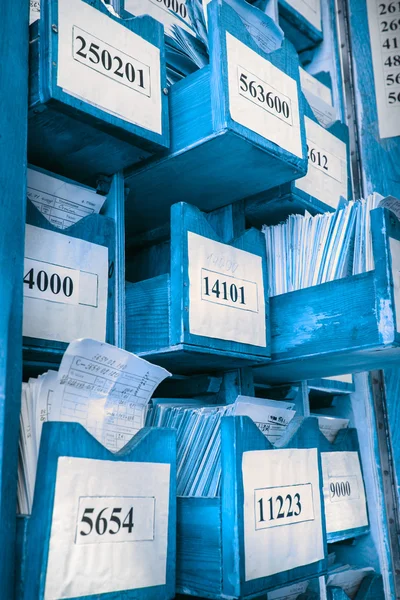 Drawer with business papers — Stock Photo, Image