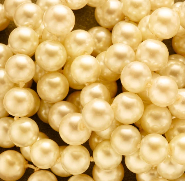 Heap of pearls background — Stock Photo, Image