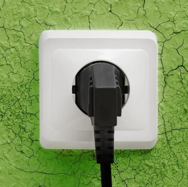 Wall plug socket — Stock Photo, Image