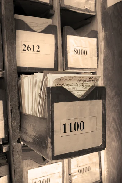 Drawer with business papers — Stock Photo, Image