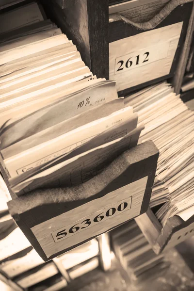 Drawer with business papers — Stock Photo, Image