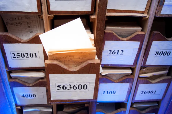 Drawer with business papers — Stock Photo, Image