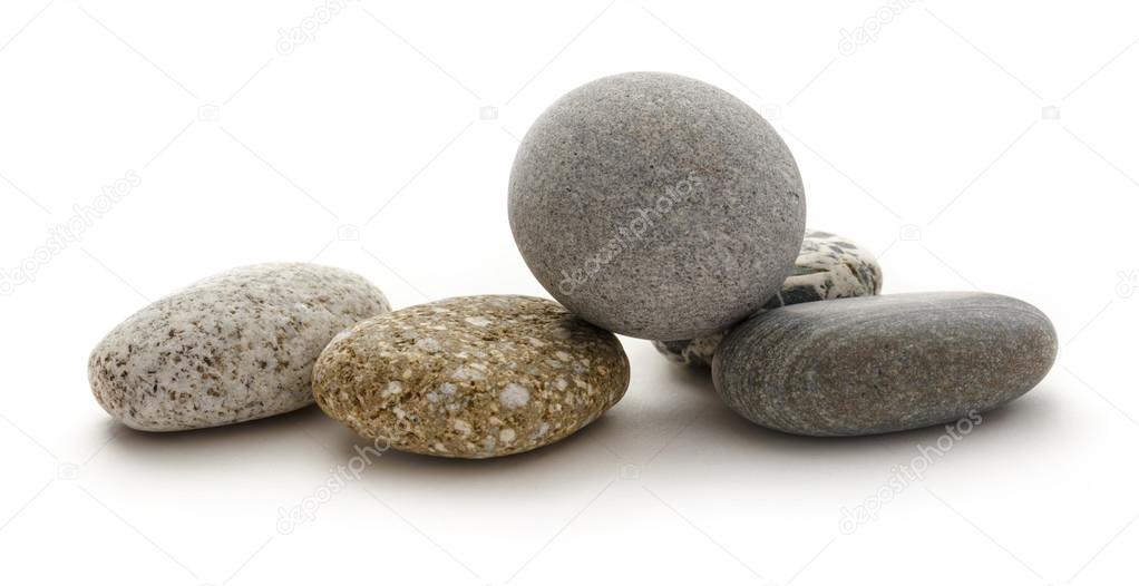 Sea stones pile