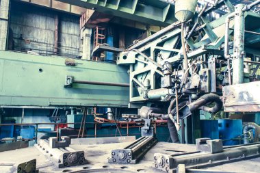 makinenin olduğu dükkanın Metalurji eserler