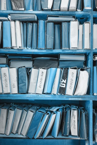 Paper documents stacked in archive — Stock Photo, Image