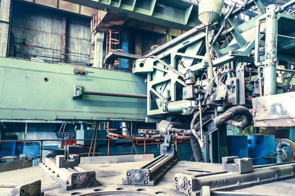 Machine shop of metallurgical works