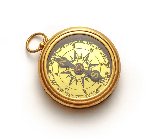 Visa av vintage kompass — Stockfoto