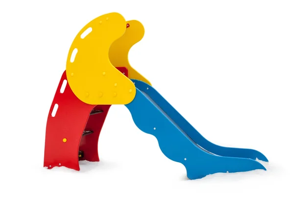 Single small playground slide — Stock Photo, Image