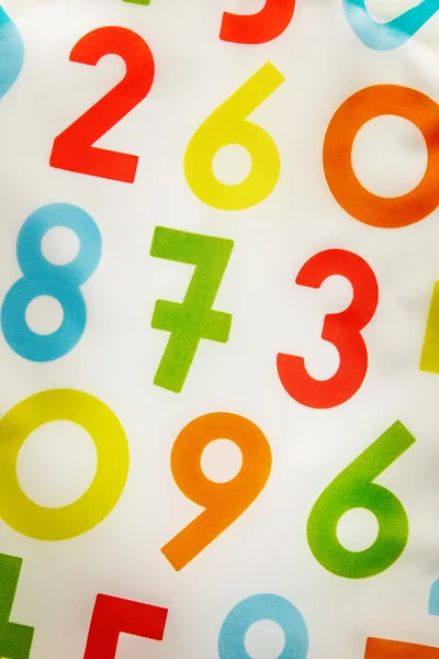 Colorful background with rendom numbers — Stock Photo, Image