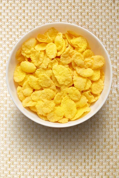 Gele cornflakes — Stockfoto