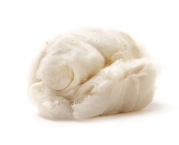 Cotton wool on white — Stock Photo, Image