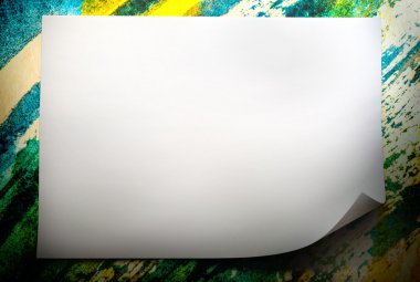 boş kağıt sayfası