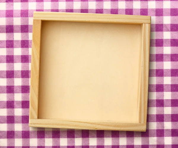 Square wooden frame — Stock Photo, Image